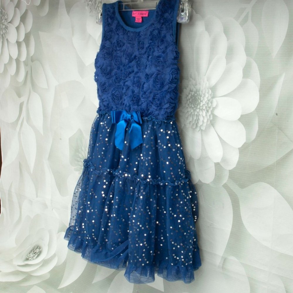 Betsey Johnson Girls Designer Rose Tutu  Dress - Picture 3 of 11